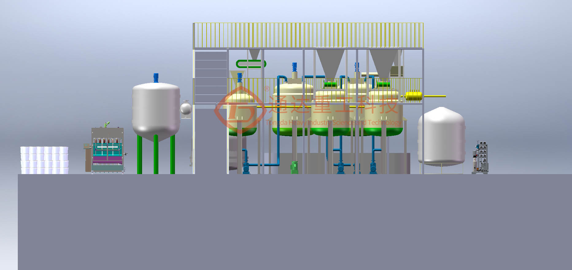 年產(chǎn)1-2萬(wàn)噸粉劑水溶肥的設(shè)備配置方案